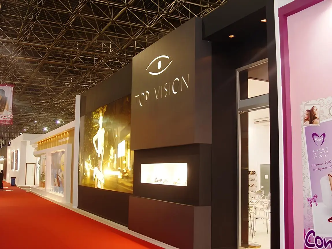 Stand personalizado montado pela DL Feiras e Eventos — projeto 2176