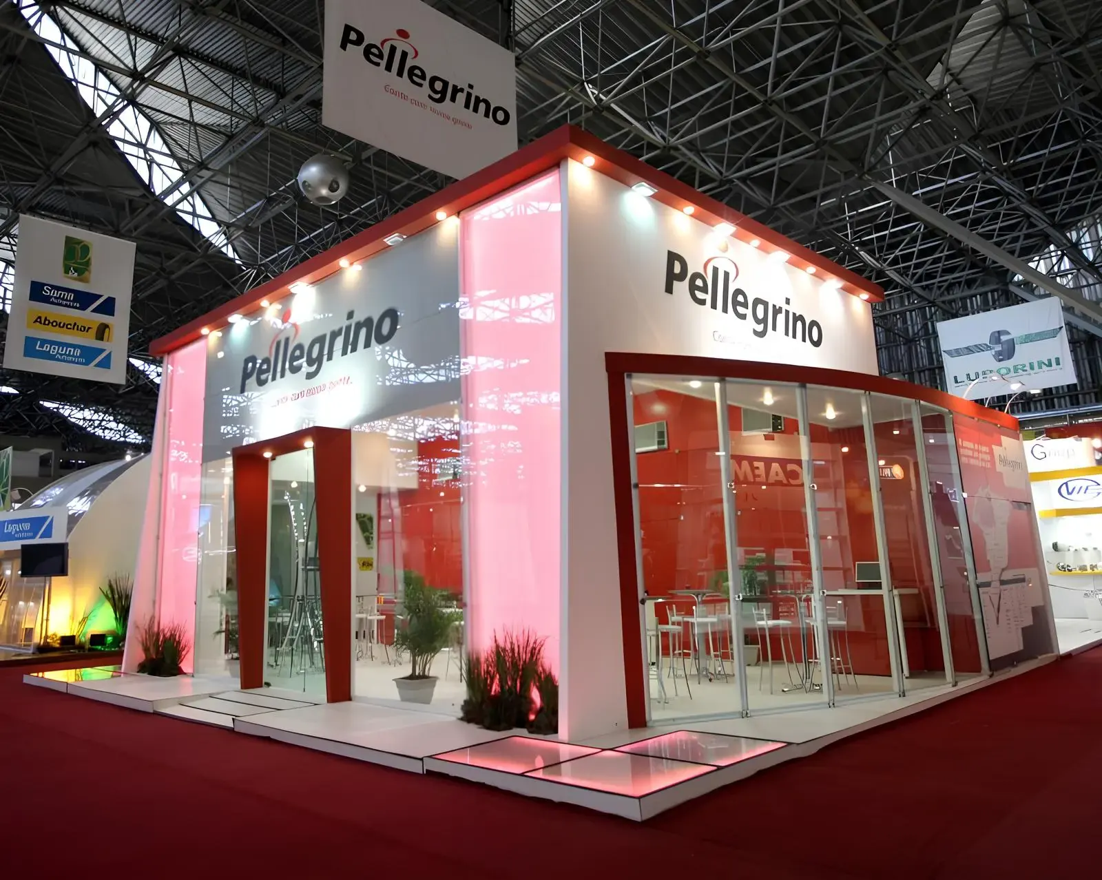 Stand personalizado montado pela DL Feiras e Eventos — projeto 2215