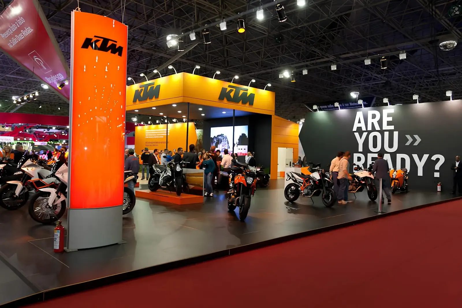 Stand personalizado montado pela DL Feiras e Eventos — projeto 2217