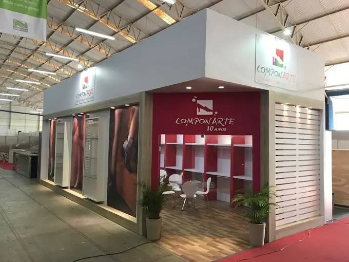 Stand personalizado montado pela DL Feiras e Eventos — projeto 2238