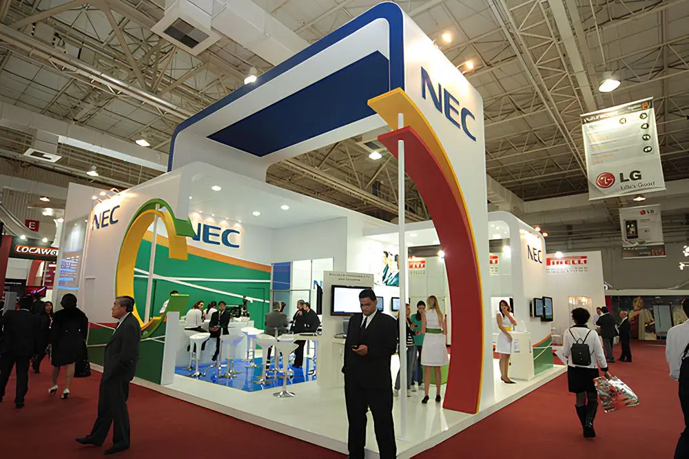 Stand personalizado montado pela DL Feiras e Eventos — projeto 2178