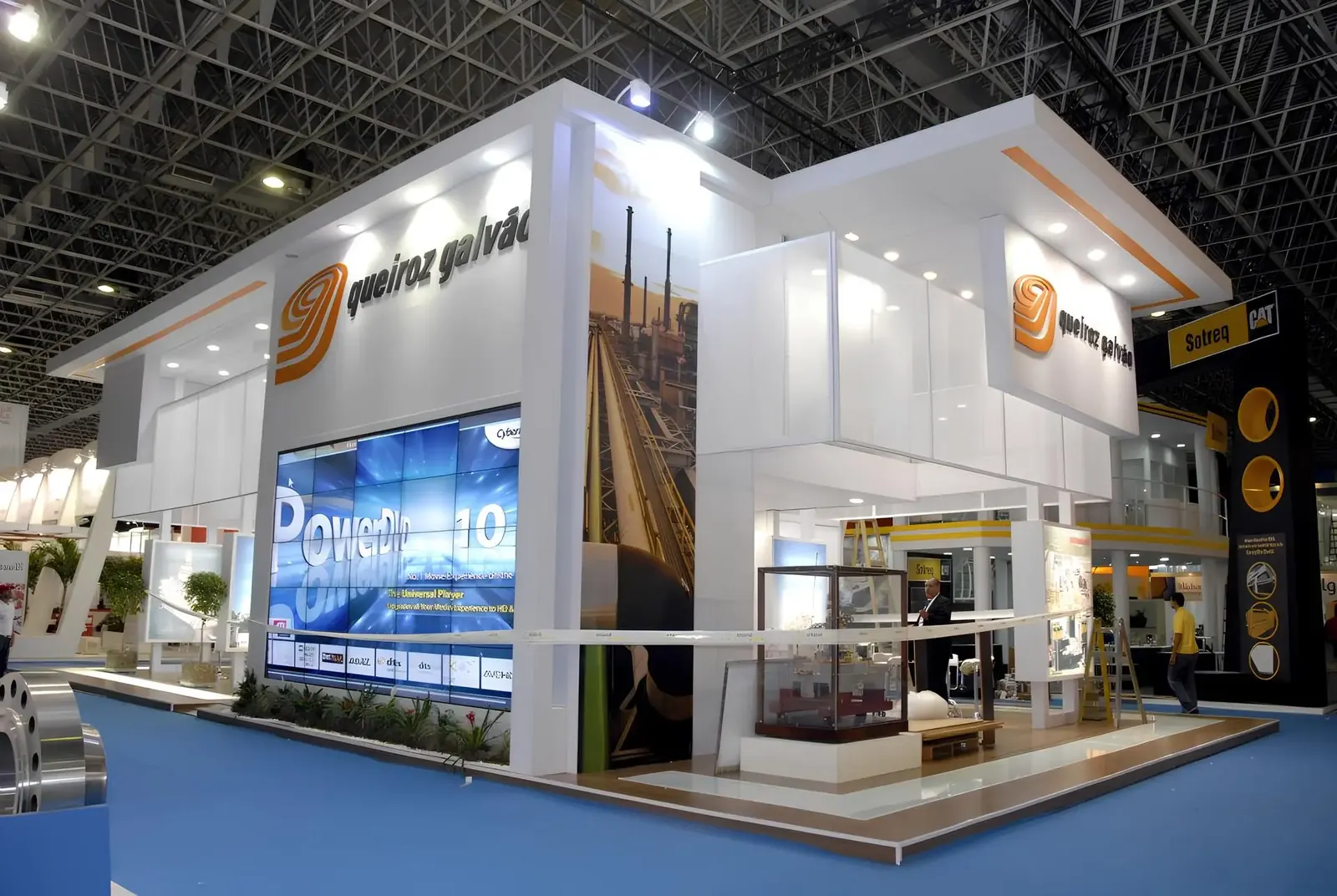 Stand personalizado montado pela DL Feiras e Eventos — projeto 2213