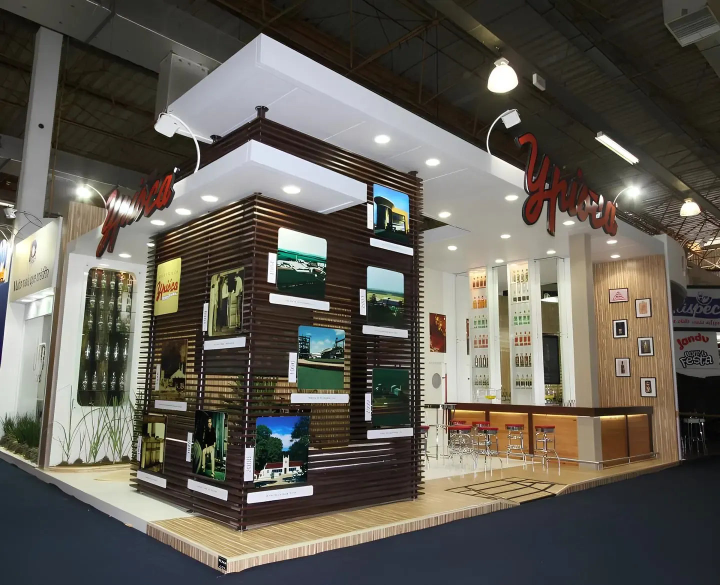 Stand personalizado montado pela DL Feiras e Eventos — projeto 2191