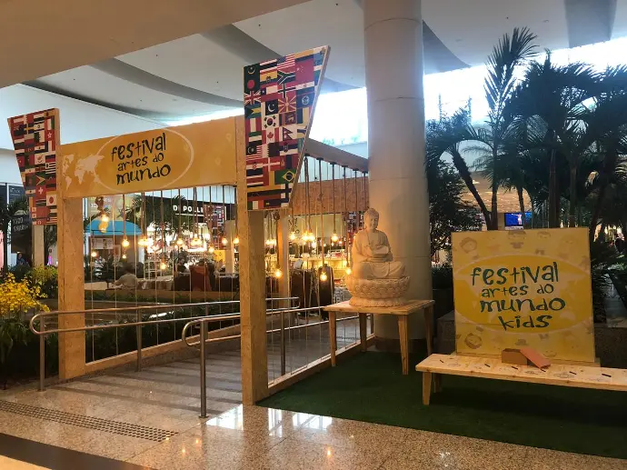 Feira em shopping executada pela DL Feiras e Eventos