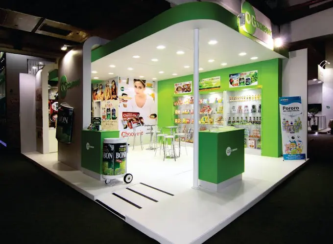 Stand personalizado montado pela DL Feiras e Eventos — projeto 2234