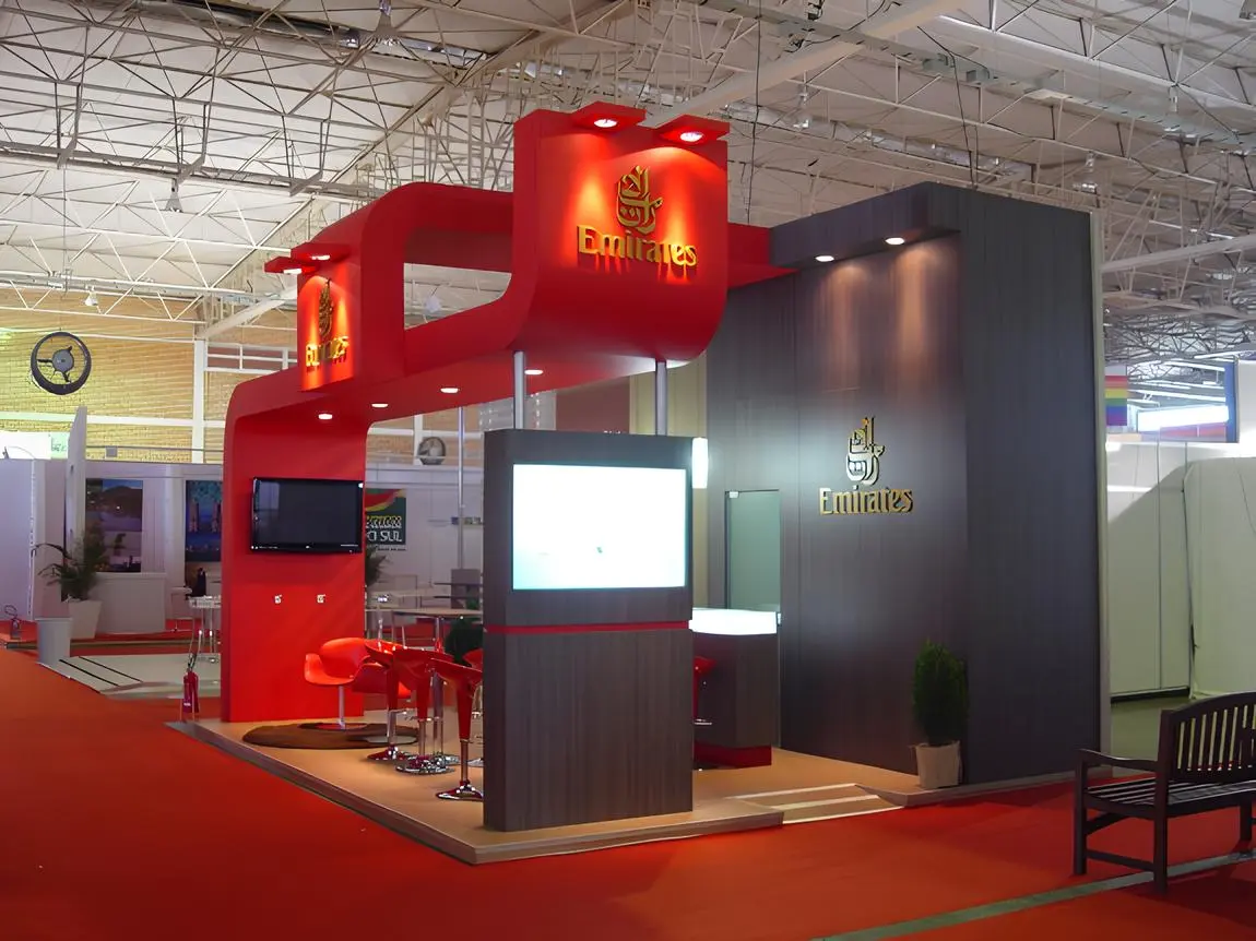 Stand personalizado montado pela DL Feiras e Eventos — projeto 2175