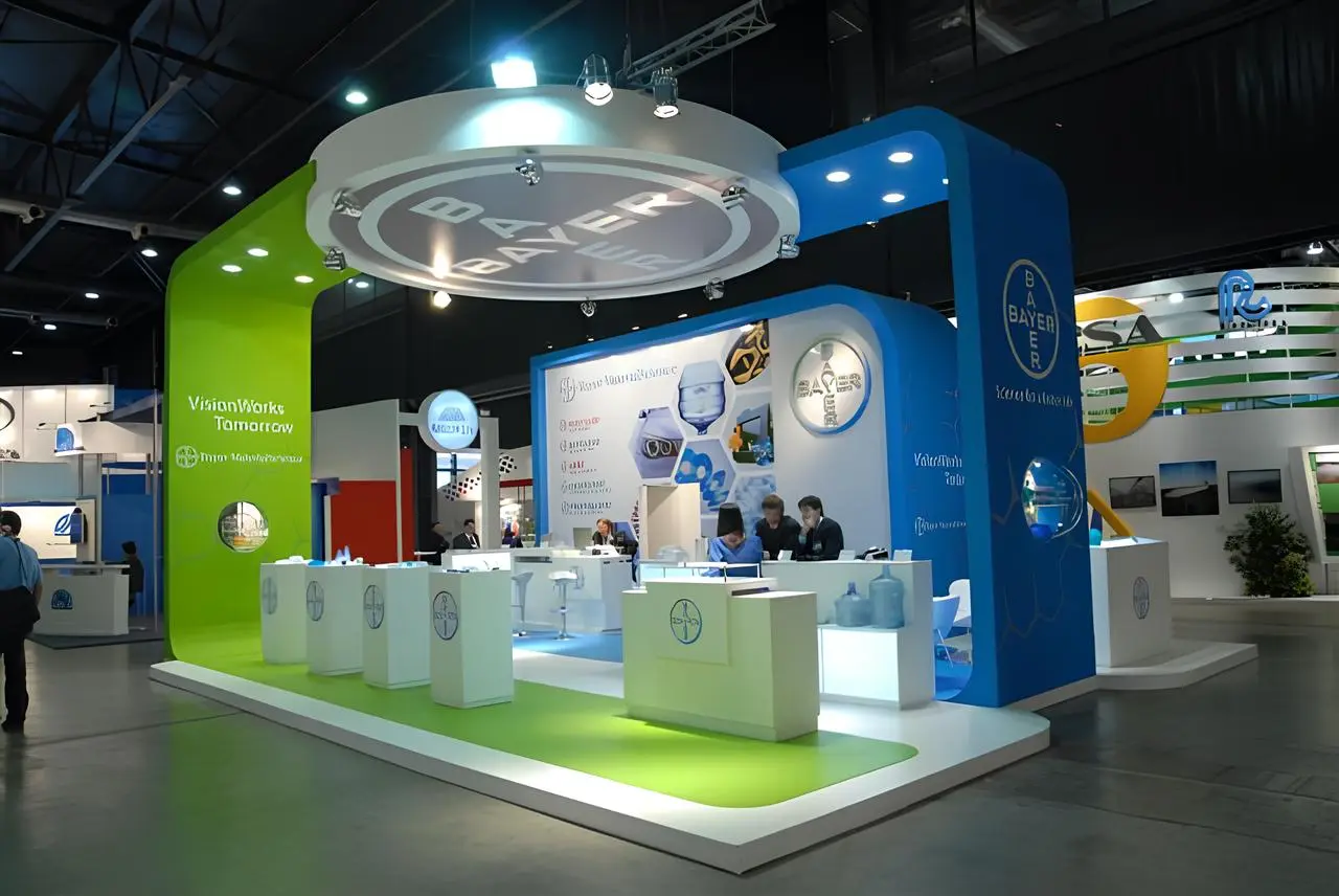Stand personalizado montado pela DL Feiras e Eventos — projeto 2168