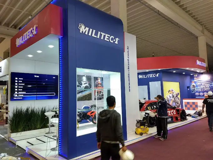 Stand personalizado montado pela DL Feiras e Eventos — projeto 2241