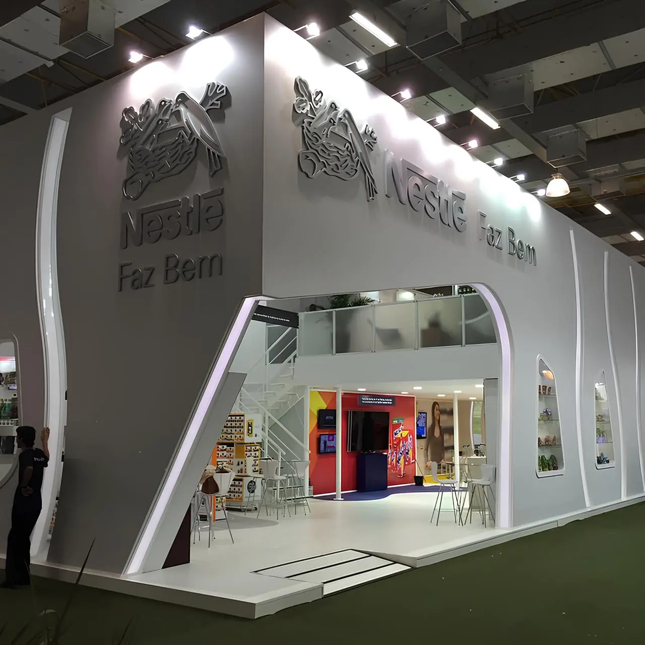 Stand personalizado montado pela DL Feiras e Eventos — projeto 2181